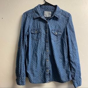 Sonoma blue button down shirt